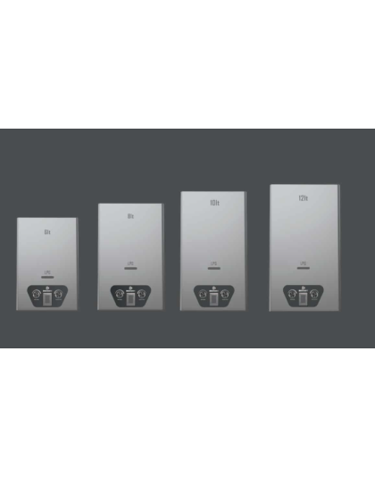 6L Stainless Steel Diaphragm Activated Gas Geyser