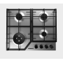 4 Burner Gas Hob Stainless Steel 60cm