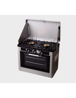 Gas Cooking Combi Mini Oven &amp; 2 Burner Gas Hob Freestanding